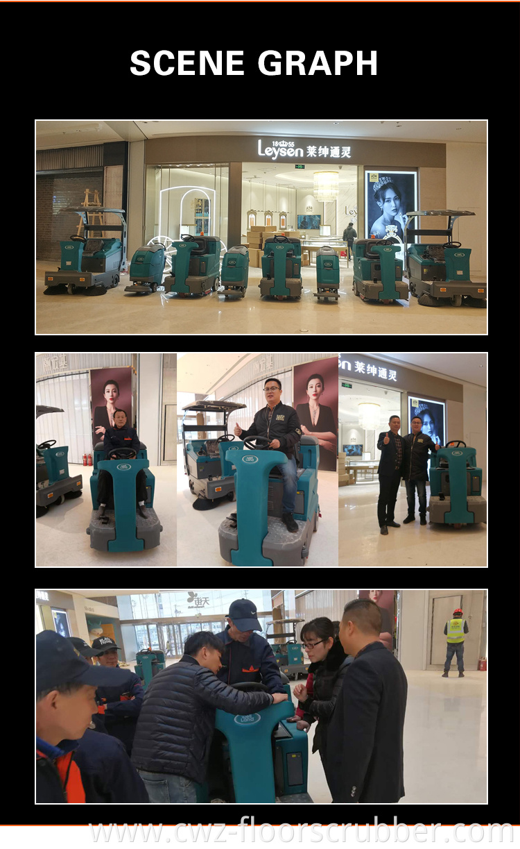 Battery power driving type floor Cleaning machine